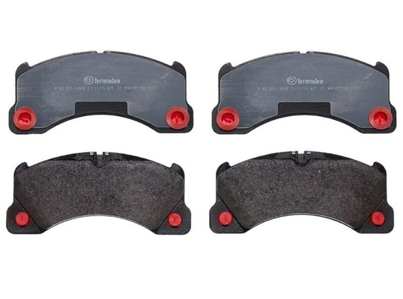 Porsche Disc Brake Pad Set - Front (Low-Metallic) 95535193970 - Brembo P65021